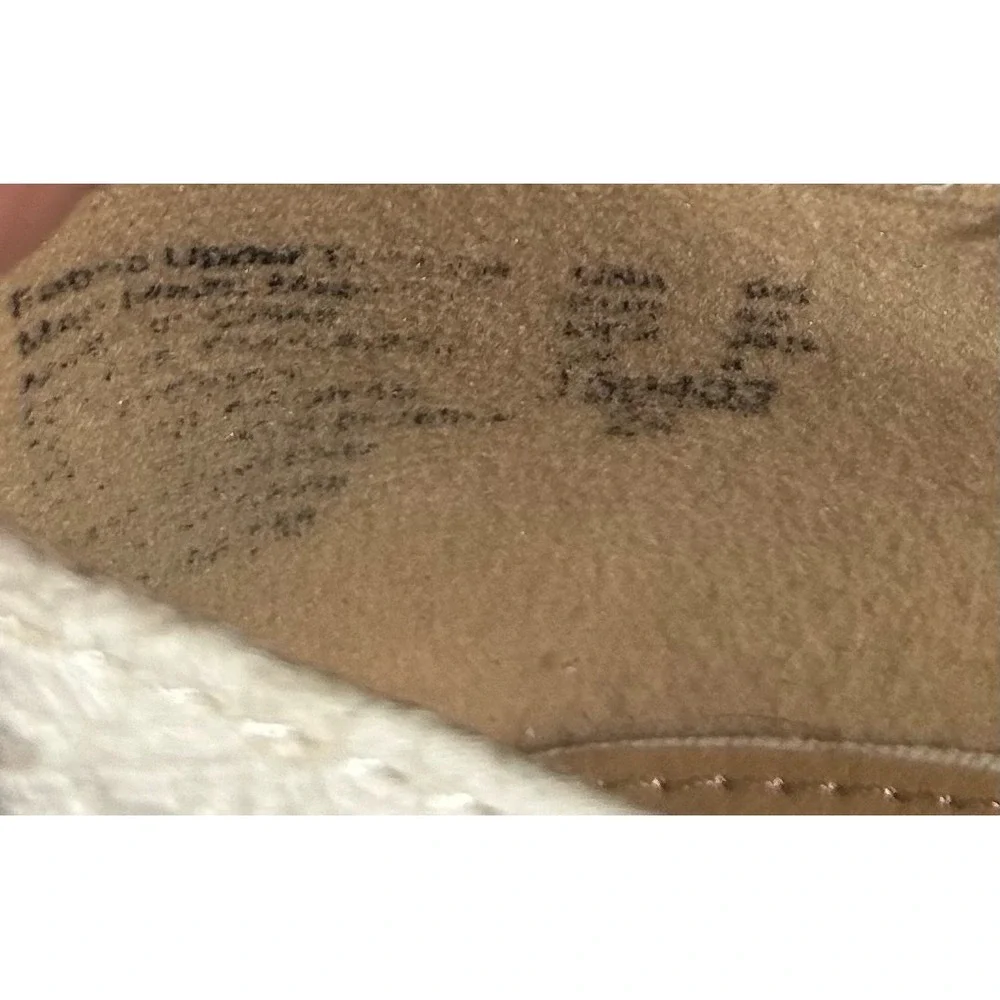 American Eagle Womens White Eyelet Lace Espadrille Low Wedge Shoes Size 9.5 AE‎